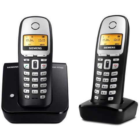 Bežični fiksni telefon SiemensGigaset A160 Duo - DECT GAP telefon sa dodatnom slušalicom