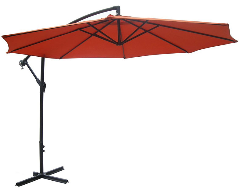 Viseći Banana Suncobran Always New Crveni