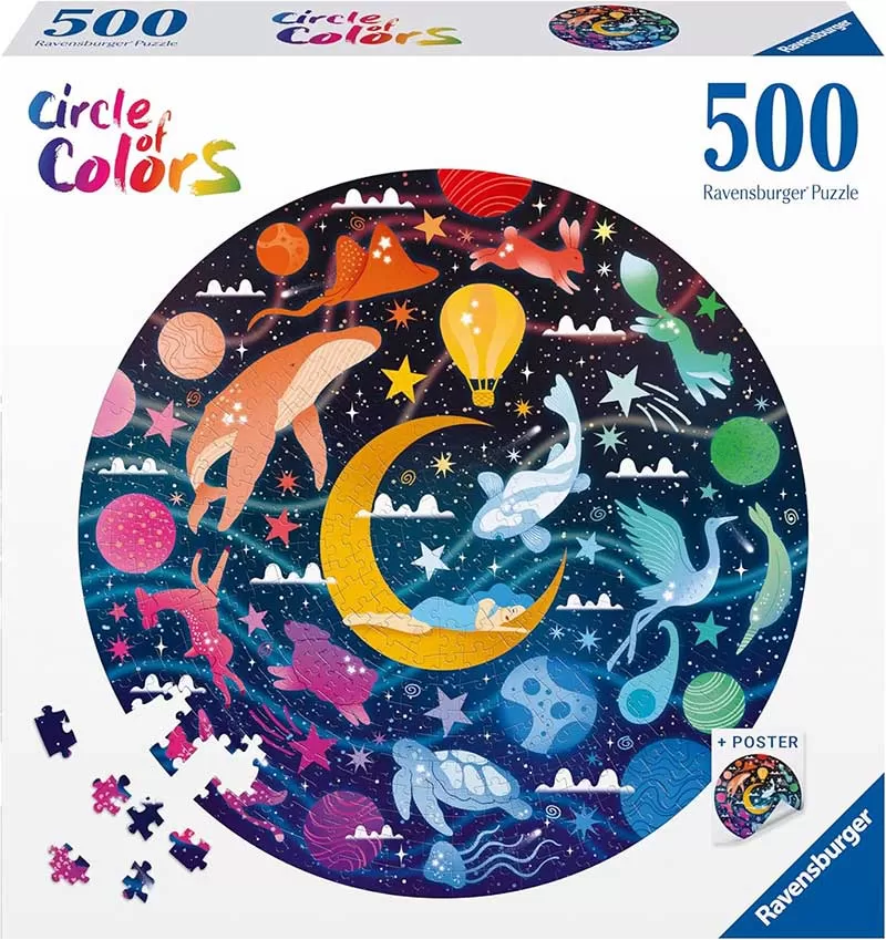Puzzle 500 delova Circle of colors Snovi Ravensburger 12000818