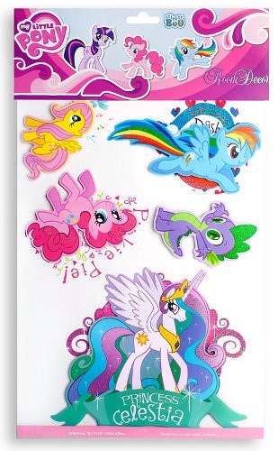 Zidna dekoracija 3D Stiker My Little Pony 12SW01MP