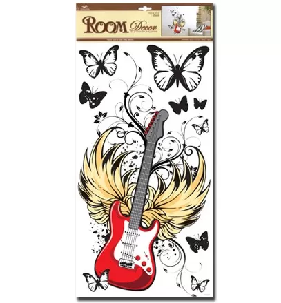 Zidna dekoracija Stiker Rock Red 12SW03RC2