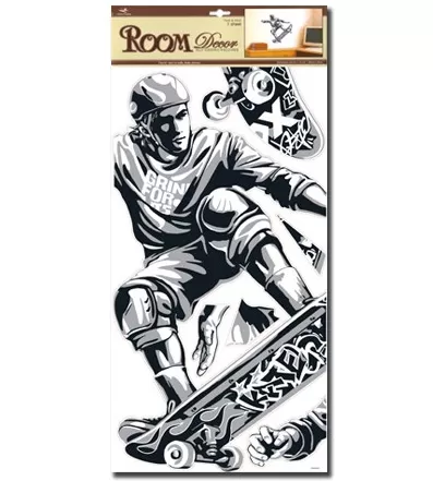 Zidna dekoracija Stiker Skateboard 12SW03SC