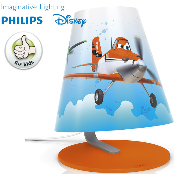 Stona LED lampa Philips Disney Planes 71764/53/16