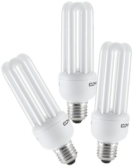 Štedljiva sijalica Elmark ESL E27 3U/20W 6400K 99200041 3kom.