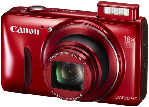 Digitalni fotoaparat Canon PowerShot SX600 HS Red