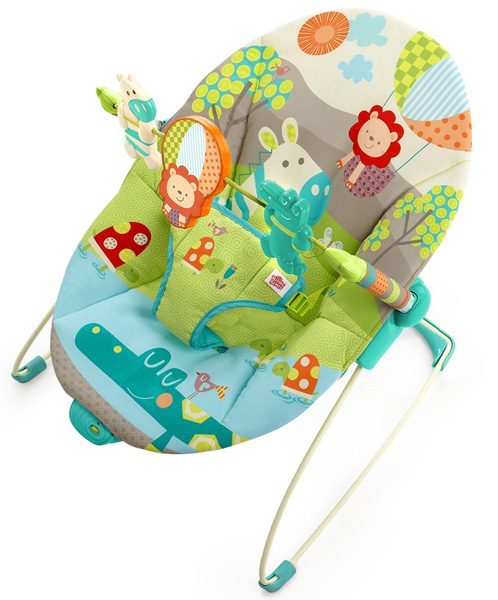 Bright Starts Bebi ležaljka sa vibracijom Up, Up & Away