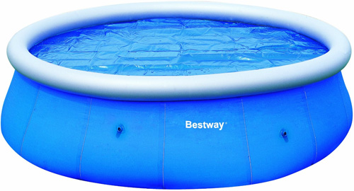 Solani pokrivač za bazene sa prstenom na naduvavanje prečnika 457 cm Bestway 58065 - Image 1