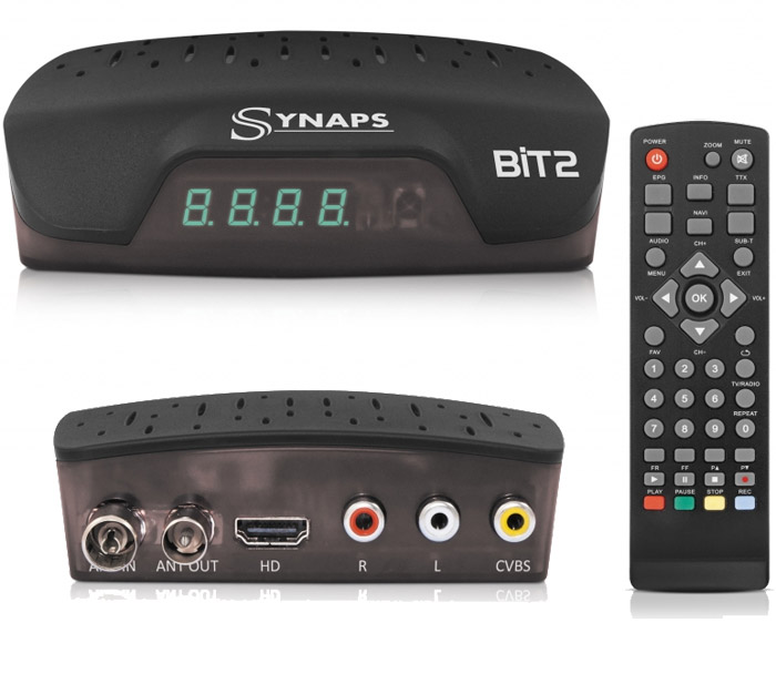 Set Top Box Digitalni prijemnik TV signala Synaps Bit2 Full HD DVB-T2