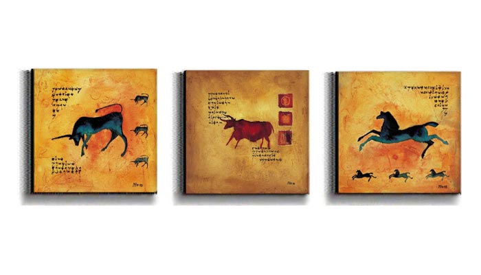 Diablo Set - Komplet tri slike - 33x33 DA x 3