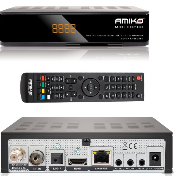 Set Top Box Digitalni prijemnik TV signala Amiko Mini Combo DVB-S2 DVB-T2/C Full HD
