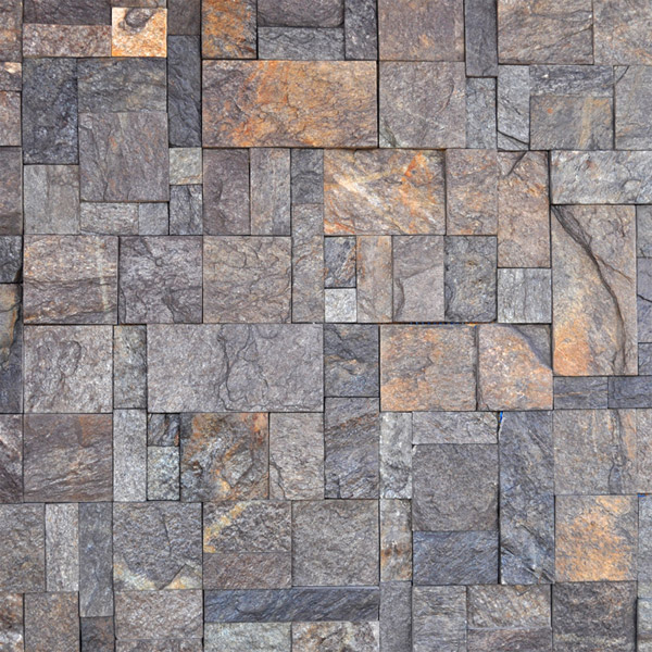 Dekorativni zidni prirodni kamen Mozaik Nero Balkan 1kvm 351027