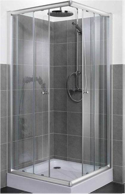 Tuš kabina Aqua Star KTK K-851 780x780x1850 Silver - Image 1