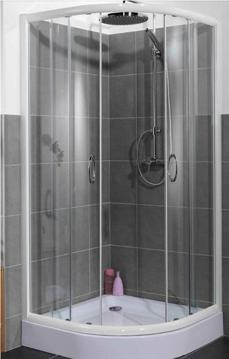 Tuš kabina Aqua Star PTK K-854-1 900x900x1850 Bela