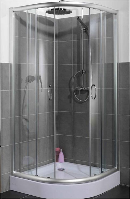 Tuš kabina Aqua Star PTK K-854 800x800x1850 Srebrna