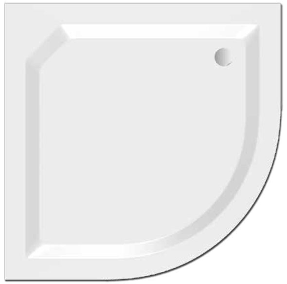 Kada za tuš kabinu Libra LUX Polukružna R-80