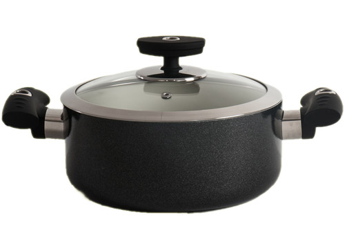 Metalac Plitka šerpa sa poklopcem Ceramics Aurora 24 cm 142152