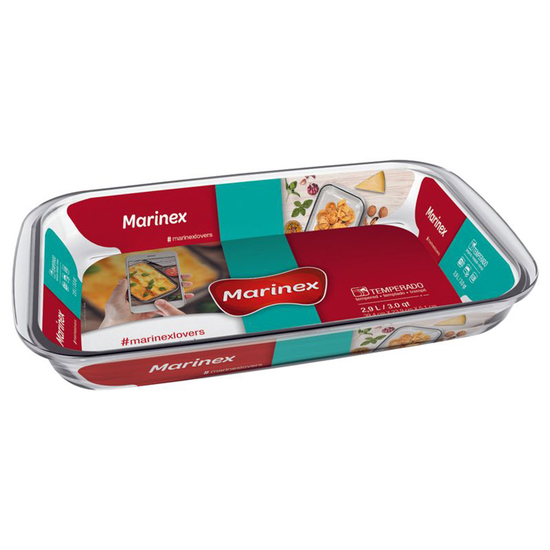 Posuda vatrostalna Marinex 2.9L pravougaona Classica