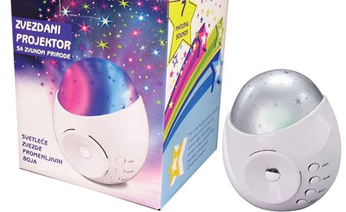 Zvezdani projektor sa 7 zvukova prirode Xwave X-Star No1. - Image 1