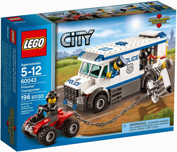 LEGO® City kocke Transport zatvorenika LE60043