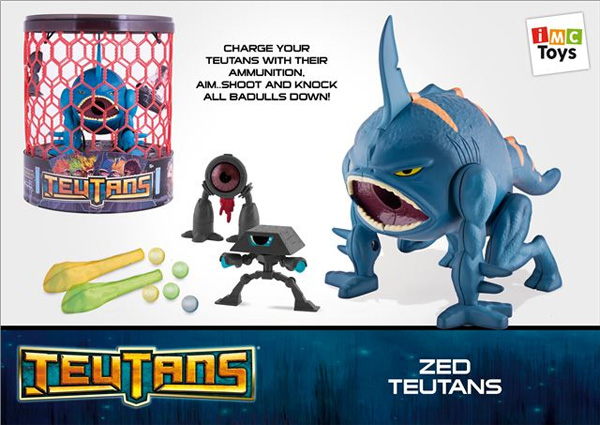 Akciona figura Teutans Zed IMC Toys IM 445017