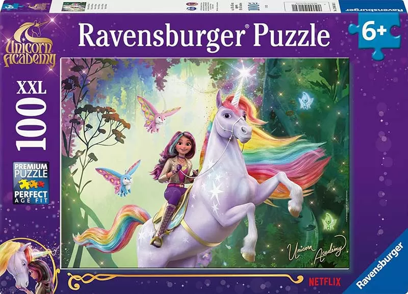 Puzzle slagalice za decu 100XXL delova Unicorn Academy Ravensburger 12004164