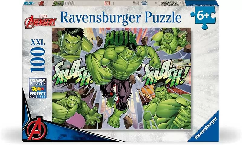 Puzzle slagalice za decu 100XXL delova Marvel Hero Hulk Ravensburger 12004119