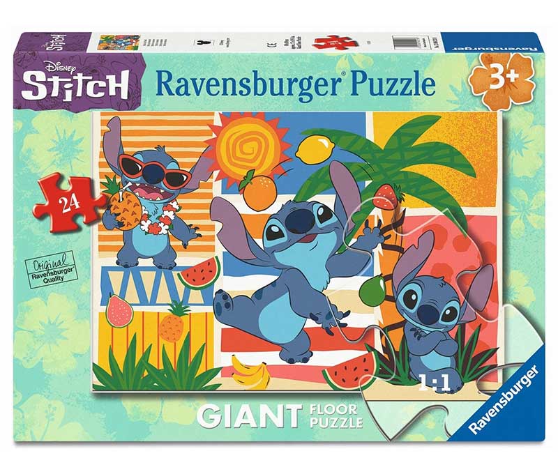 Velike podne puzzle Disney Stitch 24 dela Ravensburger Giant Puzzle 12004213