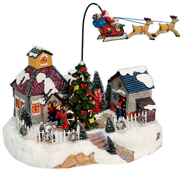 Novogodišnja Dekoracija Deda Mraz i Zima