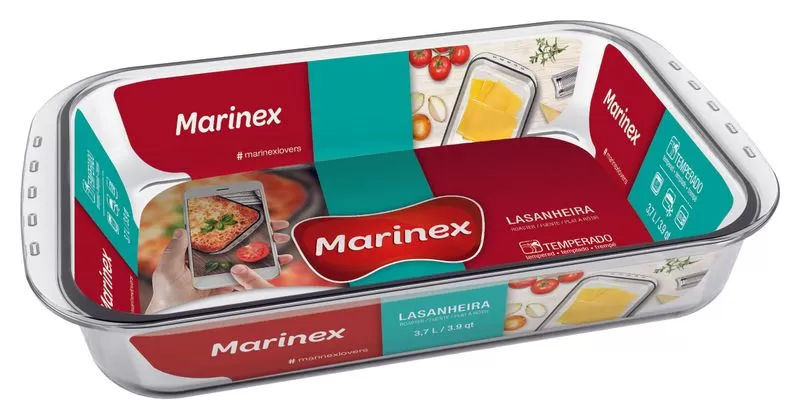 Posuda vatrostalna Marinex Lasanheria 3.7L pravougaona Classica