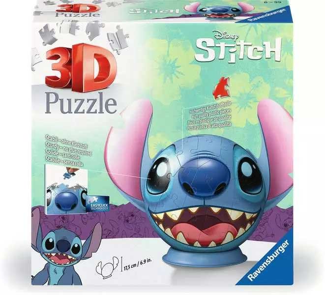3D Puzzle slagalica 72 dela Disney Stitch Ravensburger 11574