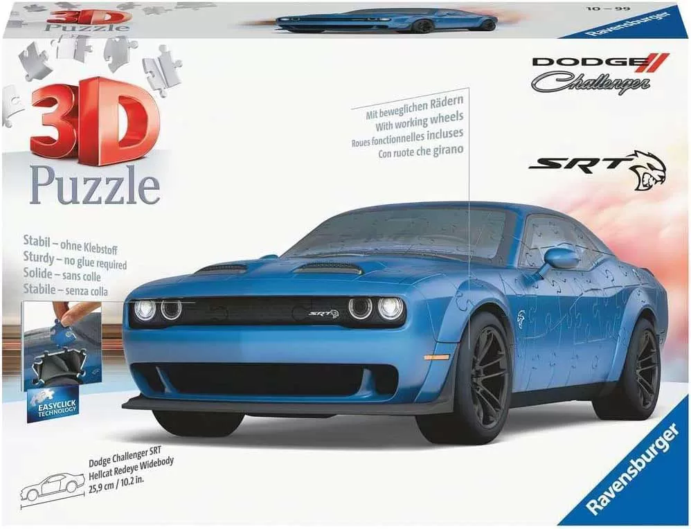 3D Puzzle Automobil Dodge Challenger SRT® Hellcat Redeye Widebody blue Ravensburger 11283 11283