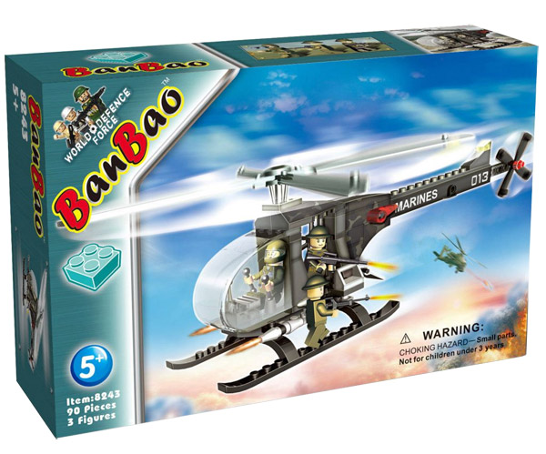 BanBao kockice Helikopter 8243