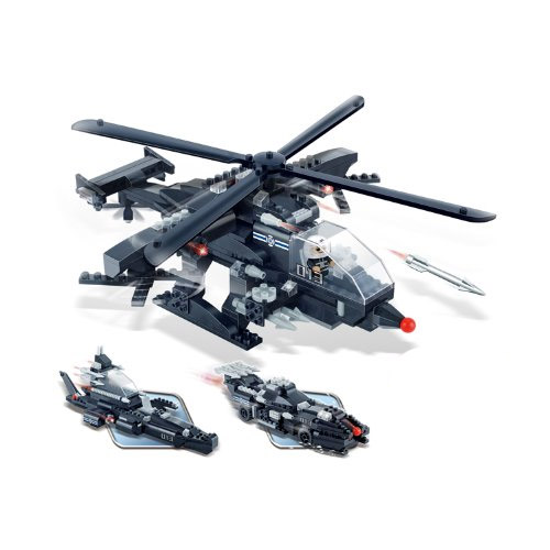 BanBao kocke Vojni borbeni helikopter 3 u 1  8488