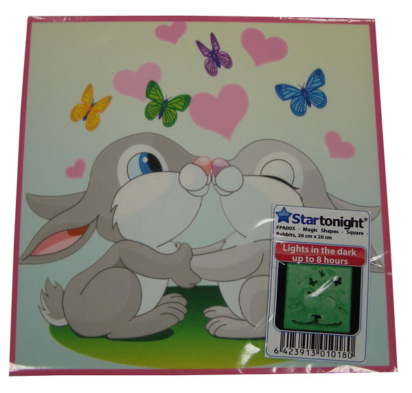 Startonight dečija magična slika koja svetli u mraku Zečići FPA005