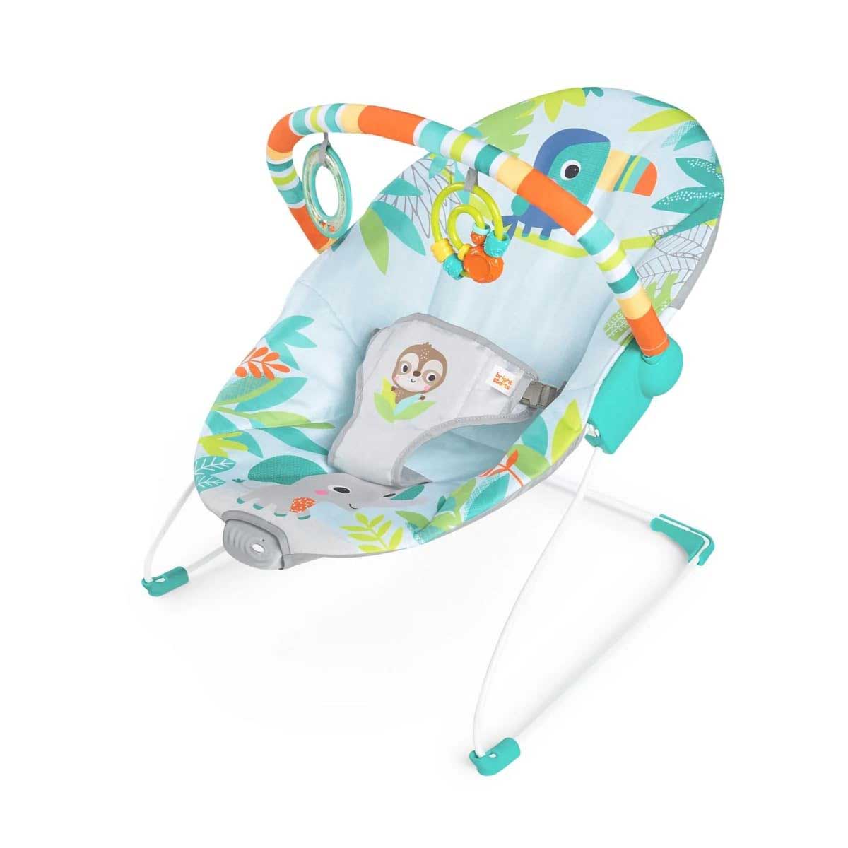 Bright Starts™ Vibrirajuća ležaljka za bebe Šumske vibracije 12227