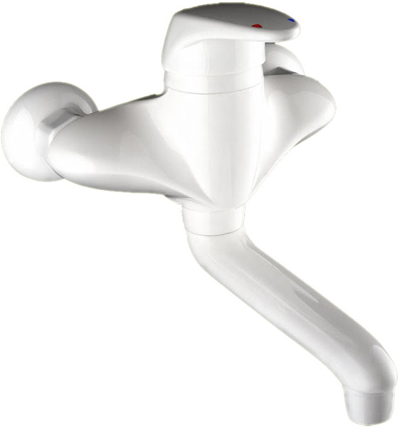 Zidna jednoručna baterija za sudoperu ili lavabo Eco® Vanilla 193007