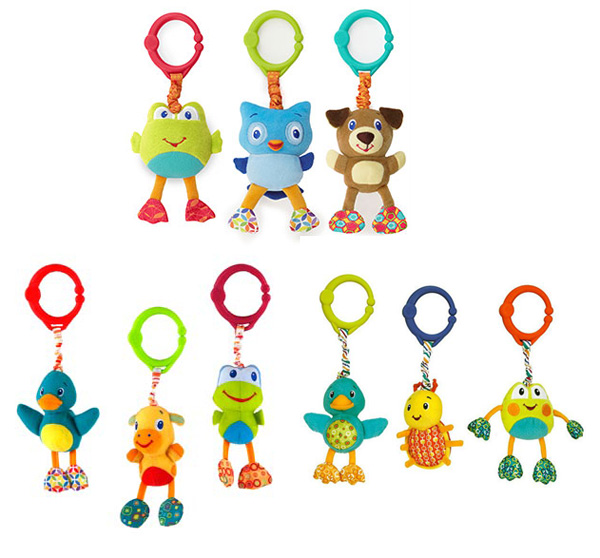 Bright Starts Bebi igračka na povlačenje - Razmrdani drugari