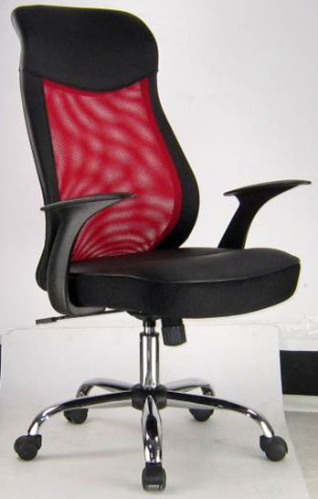 Kancelarijska Fotelja Teo MSI Crveni Mesh