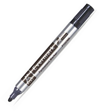 Permanent marker Evermark PY237800 obli vrh 2.5 mm crna 12 komada 08MB03B
