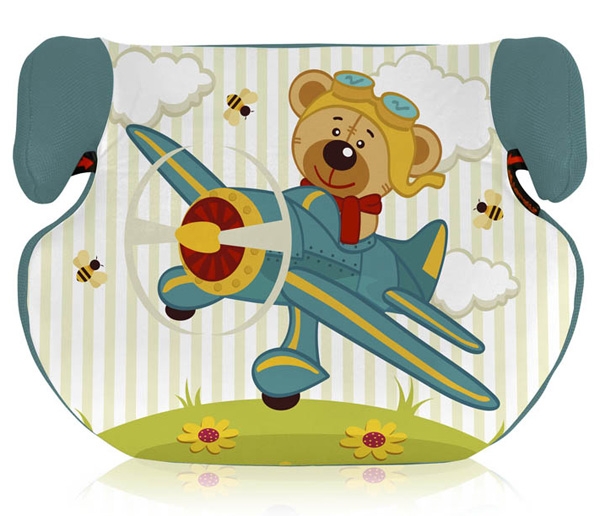 Bertoni Lorelli Dečje autosedište Teddy Aquamarine Pilot Bear