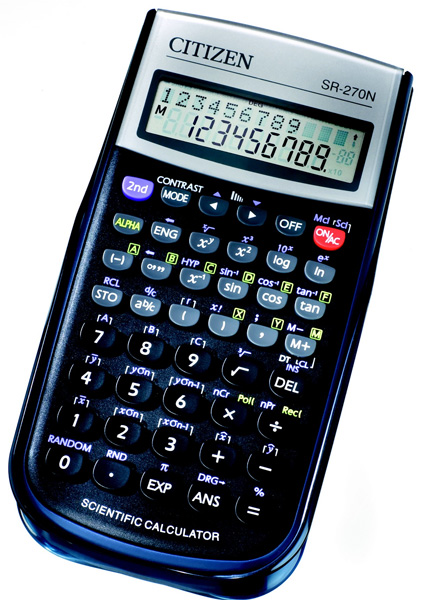 Tehnički kalkulator Citizen SR-270N 12 cifara dvoredni displej crni 05DGC270B