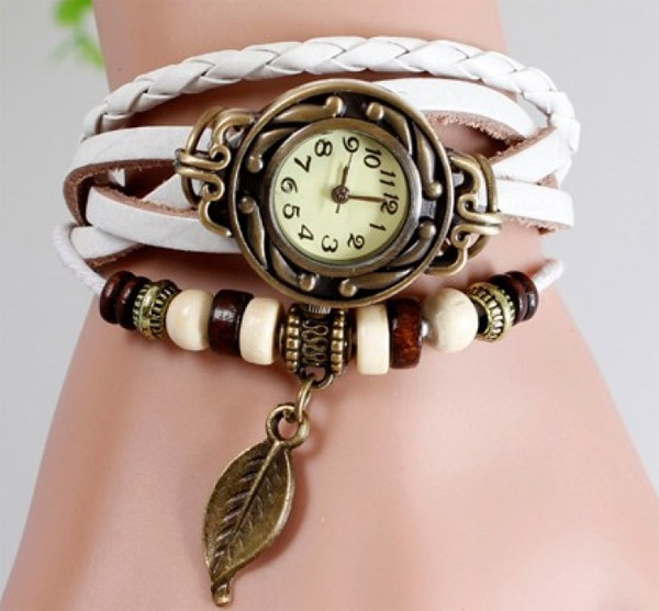 Ručni časovnik Vintage List White