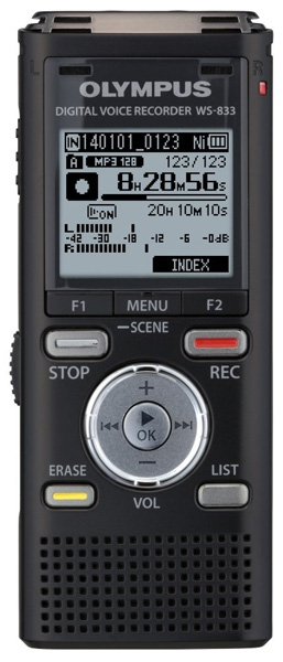 Diktafon digitalni Olympus WS-833 black