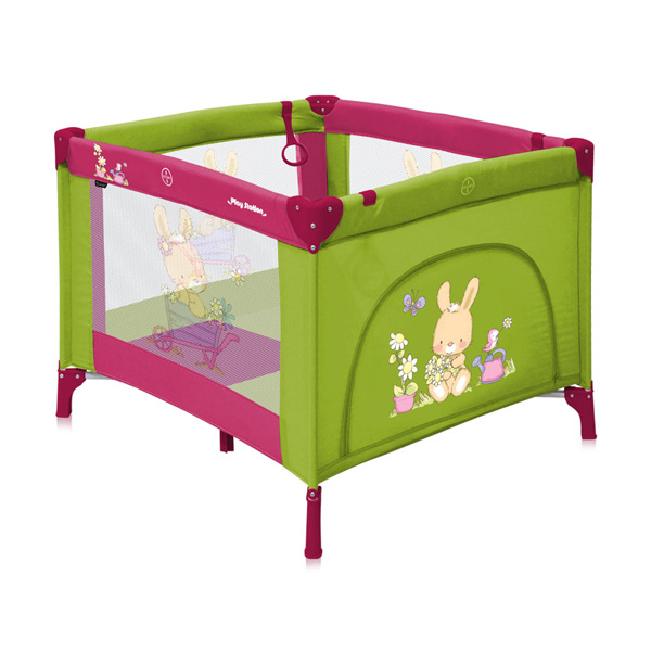 Bertoni Lorelli Ogradica za bebe Playstation Green&Pink Bunnies