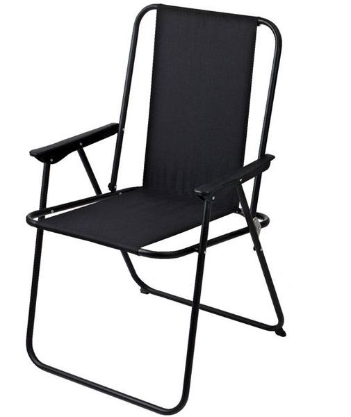 Kamperska stolica Campus II crna