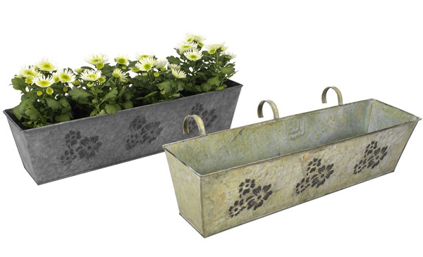 Balkonska saksija Elie tamno siva