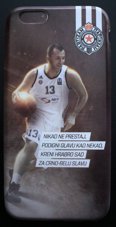 Maska Za Mobilne Telefone KK Partizan Milan Mačvan - Nikad ne prestaj...