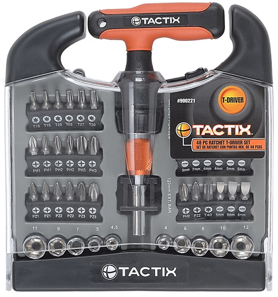 Komplet alata u plastičnoj kutiji 48 delova Tactix 900221 038617