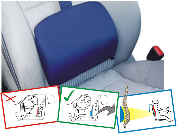 Terapeutska potpora za leđa pri sedenju