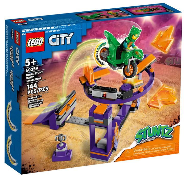 LEGO® City Kocke Stuntz Rampa za zakucavanje sa obručem 60359